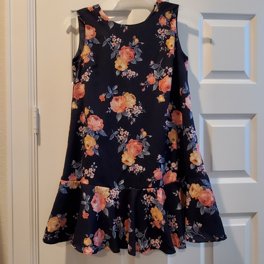 Navy Floral Liz Lisa Dress